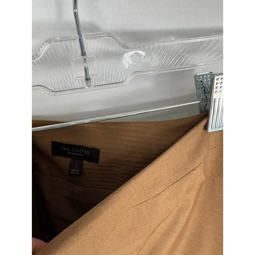 The limited brown pencil skirt size 2